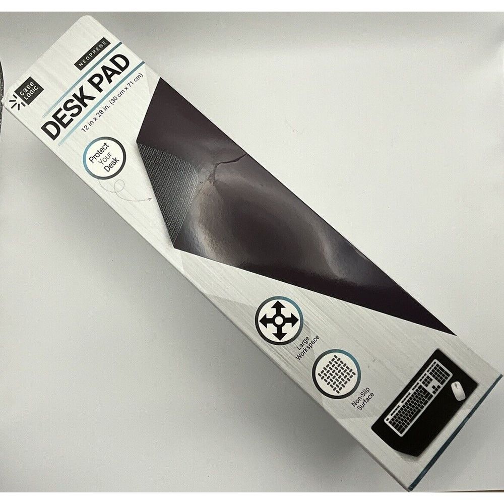 New Case Logic Desk Pad 12 In x 28 In Protect Your Desk